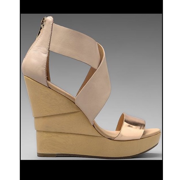 NEW Diane Von Furstenberg Wedge Heels. Size 10 - Picture 2 of 7